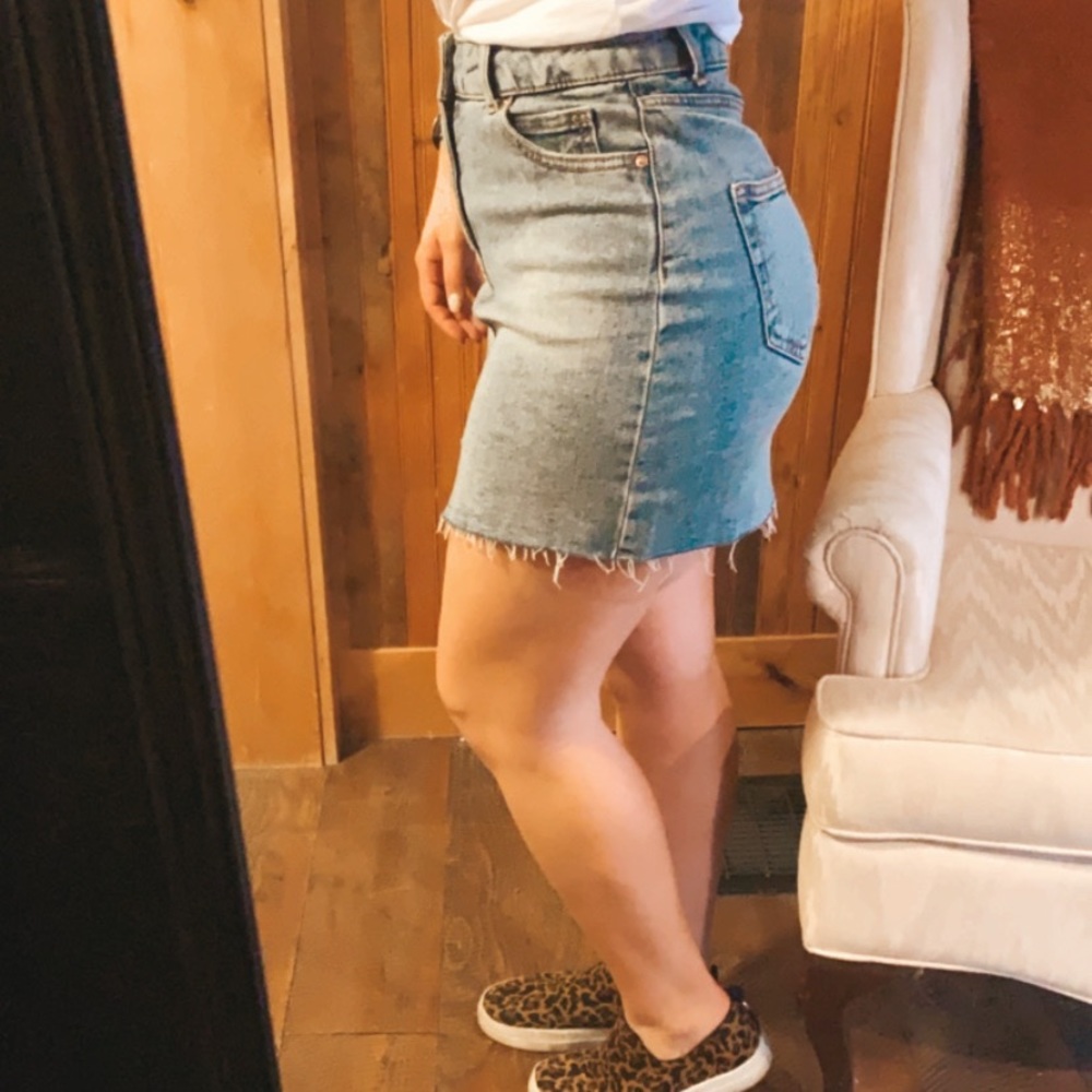 Denim mini skirt NWOT